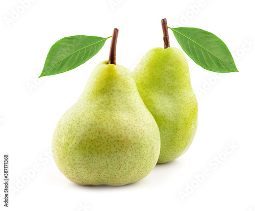 pears isolated on a white background
