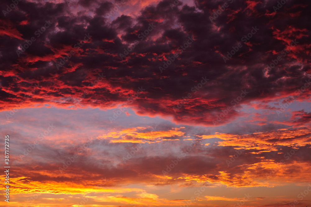 Fototapeta premium 夕焼け雲