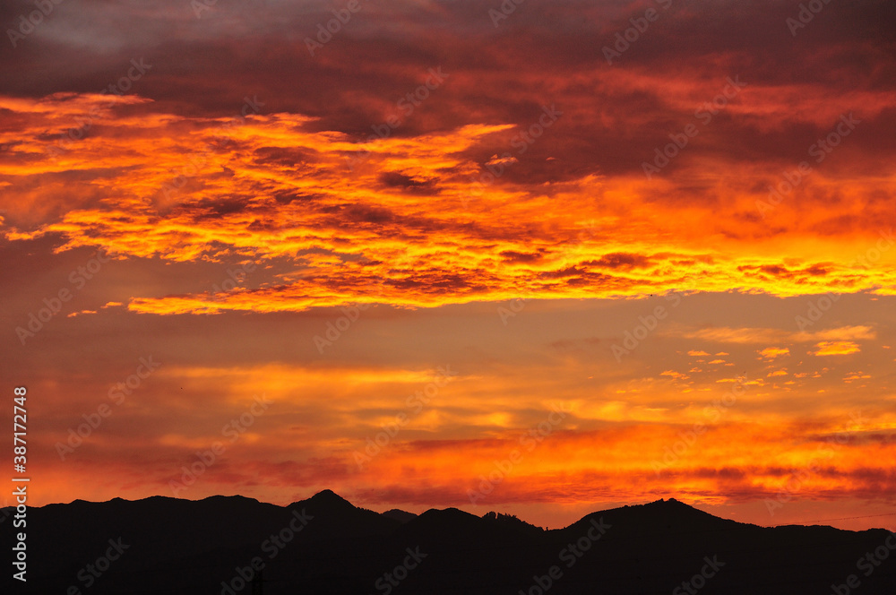 夕焼け雲