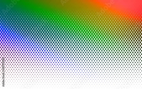 Light Multicolor, Rainbow vector layout with lines, rectangles.