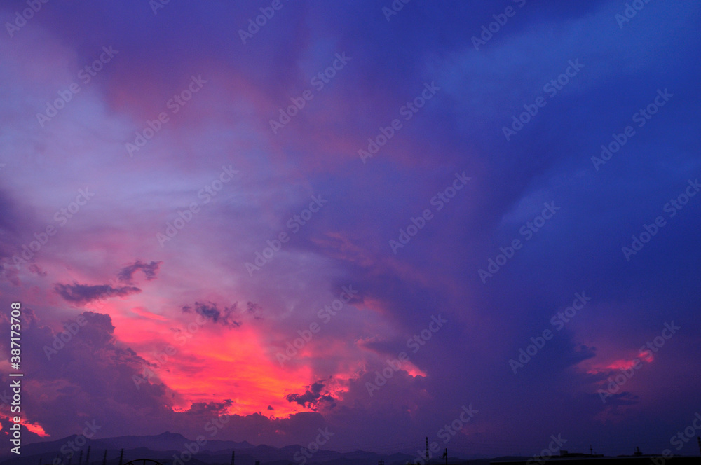 夕焼け雲