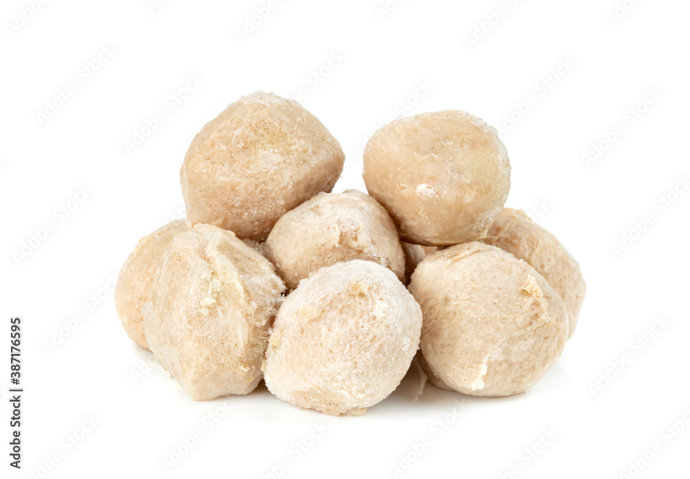 meat ball isolated on white background meat ball isolated on white background