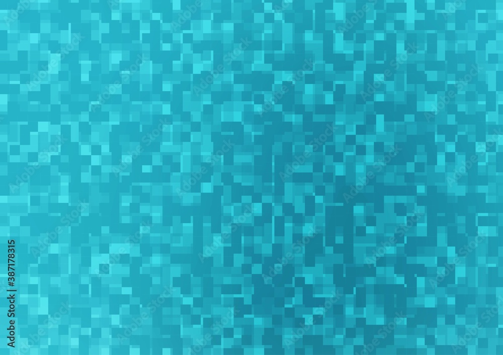 Light BLUE vector cover in polygonal style.