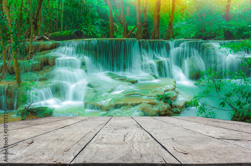 Beautiful Huai Mae Khamin Waterfall, ( Tier 6  DONG PEE SIA )