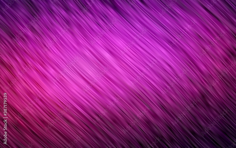 Dark Pink vector pattern with lava shapes.
