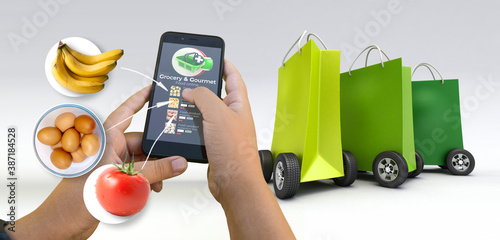 Grocery shopping home delivery