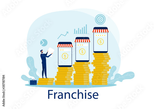 Business invest franchise and Growth of the franchise concept .