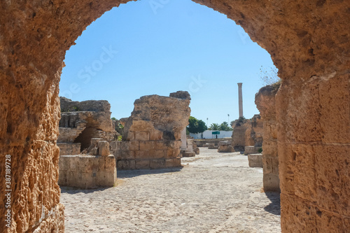 Photos The ruins of the baths of Antonius Pius in Carthage