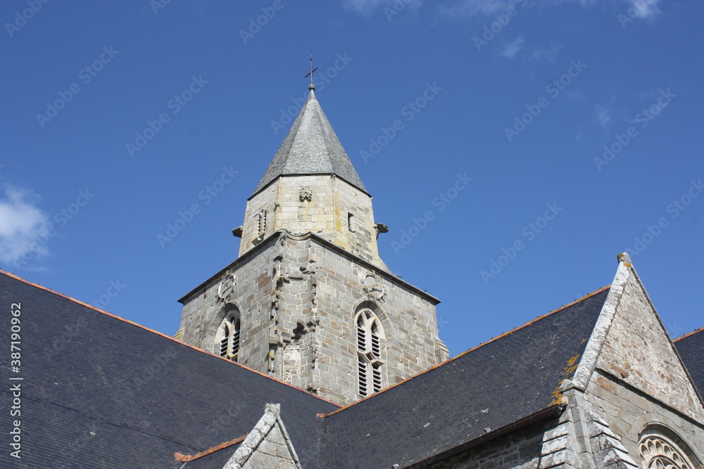 Fototapeta premium clocher d'église bretonne 