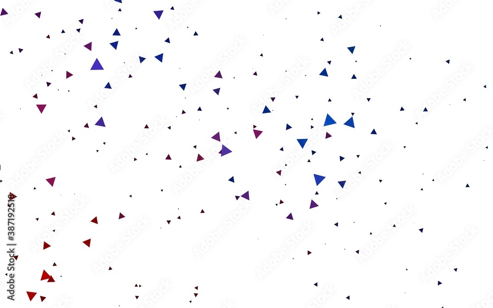 Light Blue, Red vector cover in polygonal style. Light Blue, Red vector cover in polygonal style.