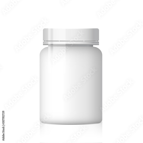 Pill bottle vector design.