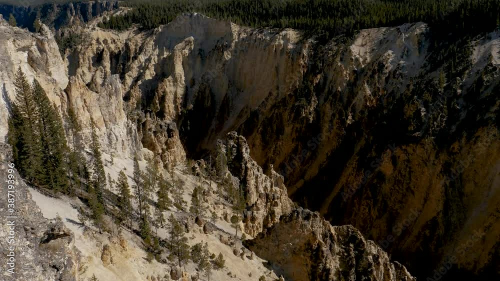 Tilt up-Rugged Grand Canyon of the Yellowstone Tilt up-Rugged Grand Canyon of the Yellowstone