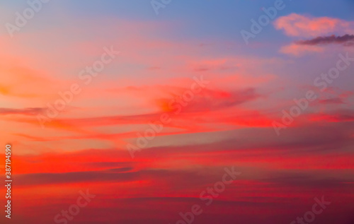sky cloud sunset background red