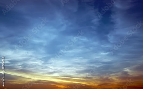 sky cloud sunset background design