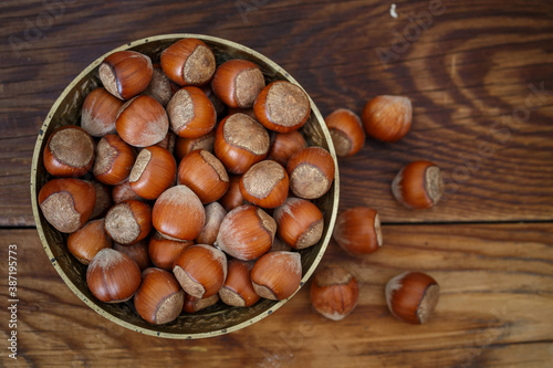 hazelnuts in a bowl