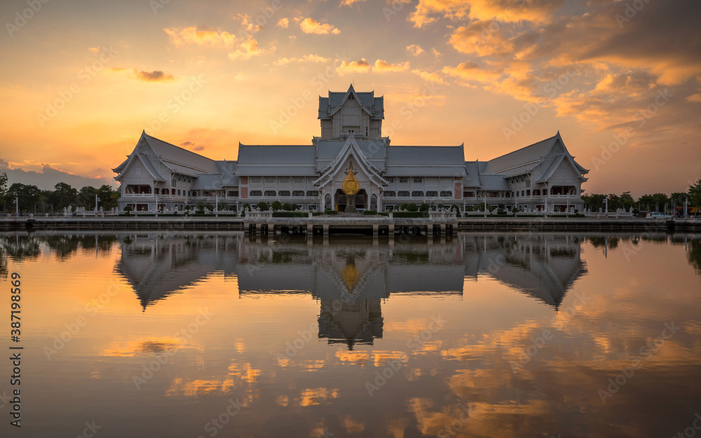 Supreme Artist Hall, Tourist attractions and places of collection of the work of national artists are a valuable national art heritage, Pathum Thani, Thailand, Nov 30, 2018.
