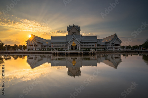 Photography Supreme Artist Hall, Tourist attractions and places of collection of the work of national artists are a valuable national art heritage, Pathum Thani, Thailand, Nov 30, 2018