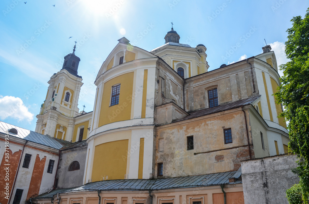 Jesuit Monastery and Seminary is one of the main attractions of Kremenets, the most beautiful building of the city, which is its symbol. Ternopil region, Ukraine