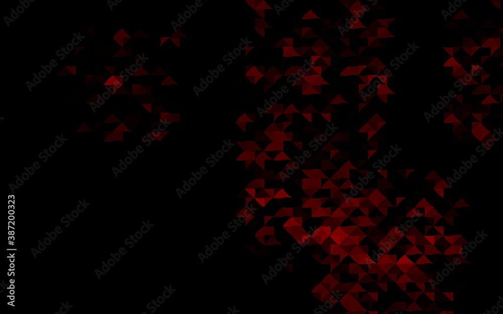 Dark Red vector layout with lines, triangles. Dark Red vector layout with lines, triangles.