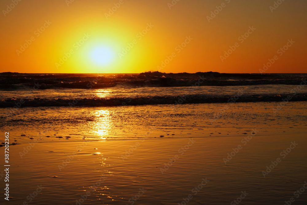 Sunrise at the beach. Taken in La Lucila, Buenos AIres