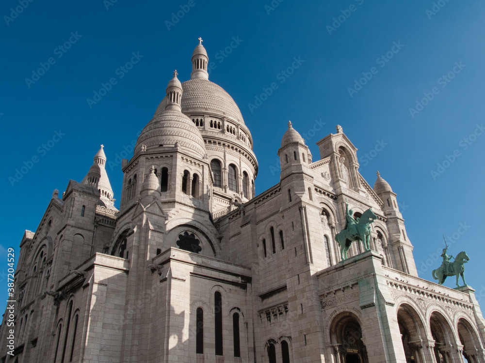 The Sacre Coeur. Montmartre. Paris, France.