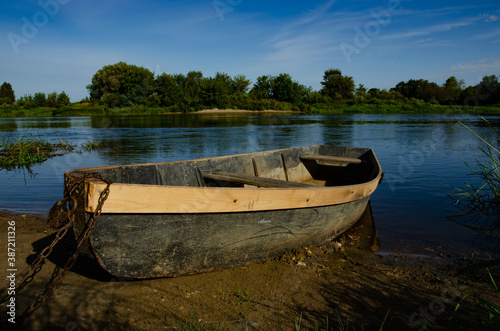 boat on the lake