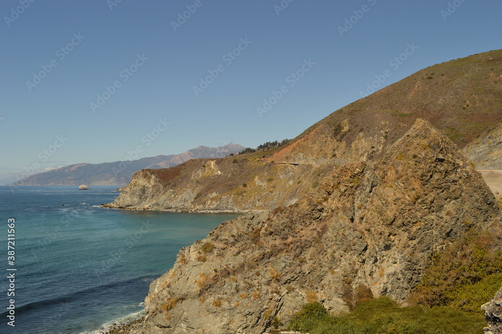 Road tripping and camping along Big Sur and the stunning coastal road Highway 1 in California, USA