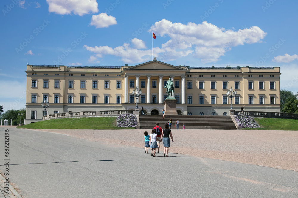 The Royal Palace in Oslo, Norway's capitol	