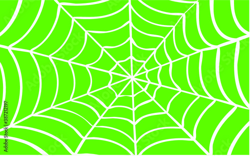 White Cobweb Red background. Vector Spider happy halloween party day fun funny spooky logo creepy horror insect hush dia 31 october fest Spiderman hallow Webbing line pattern Unlucky Accident zombie.