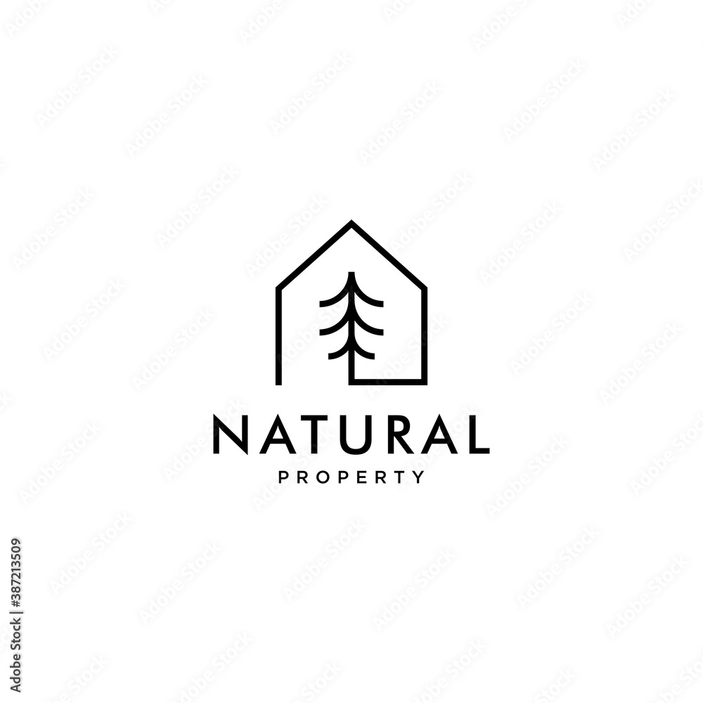 minimal and simple house icon vector logo with beautiful plant tree flower, organic house, cottage forrest design illustration minimal and simple house icon vector logo with beautiful plant tree flower, organic house, cottage forrest design illustration