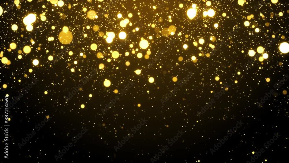 Abstract Golden Luxury and glamor Gold abstract loopable bokeh backdrop video Loop background. For event, concert, festival, music, show, party, Awards, fashion, Music, festival, stage Animation.
