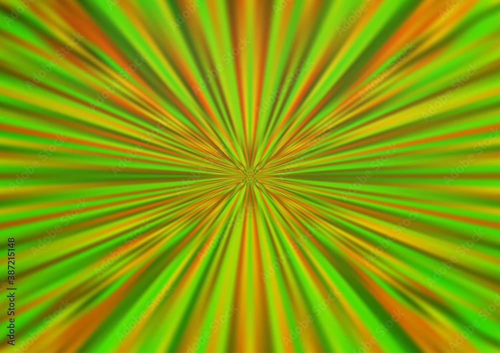 Obraz premium Light Green, Yellow vector glossy abstract background.