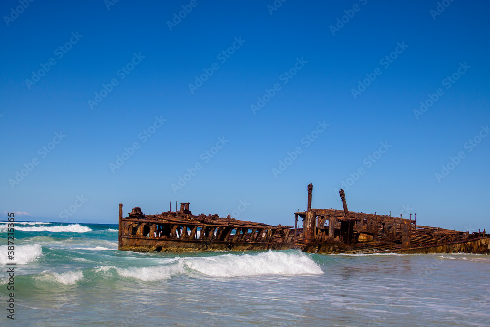 Shipwreck on Fraser Island