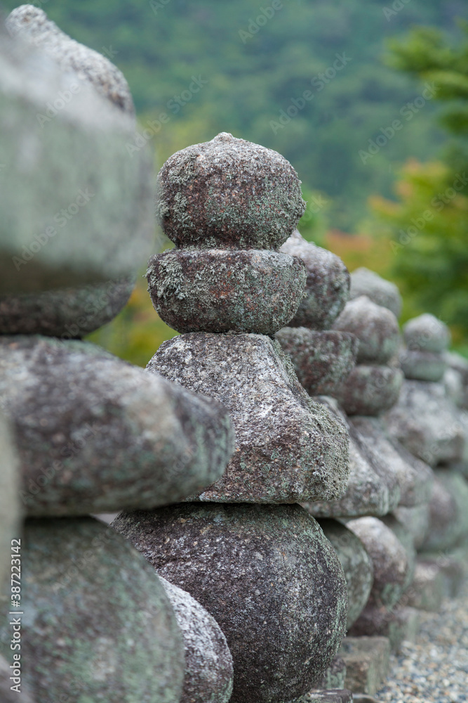 化野念仏寺の石塔 化野念仏寺の石塔
