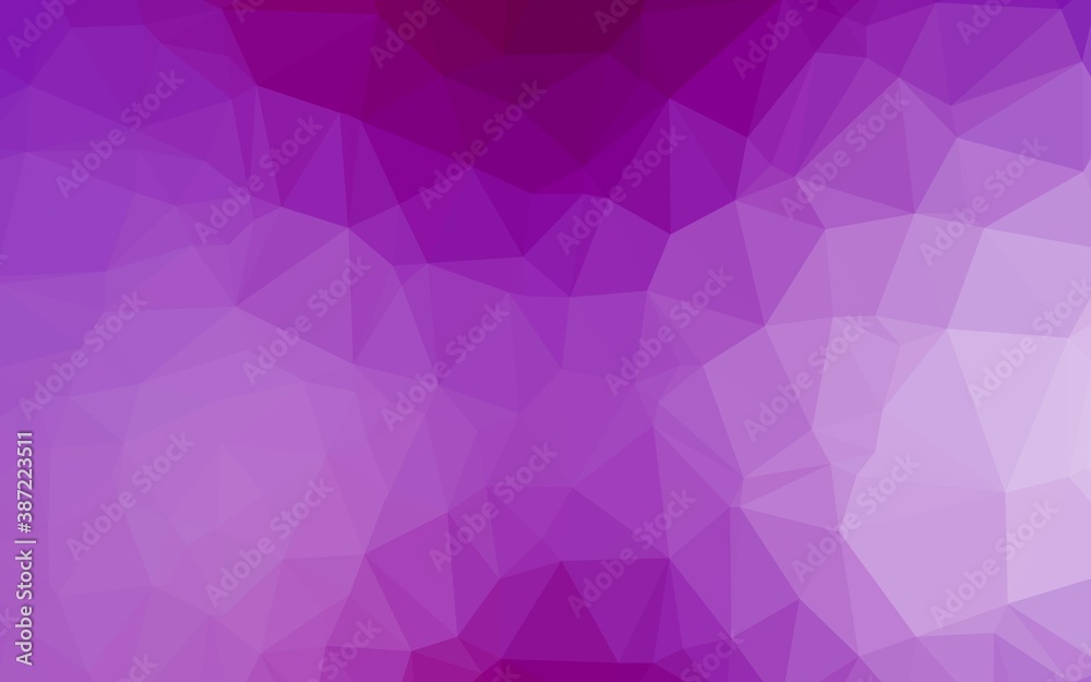 Obraz premium Light Purple vector polygonal template.