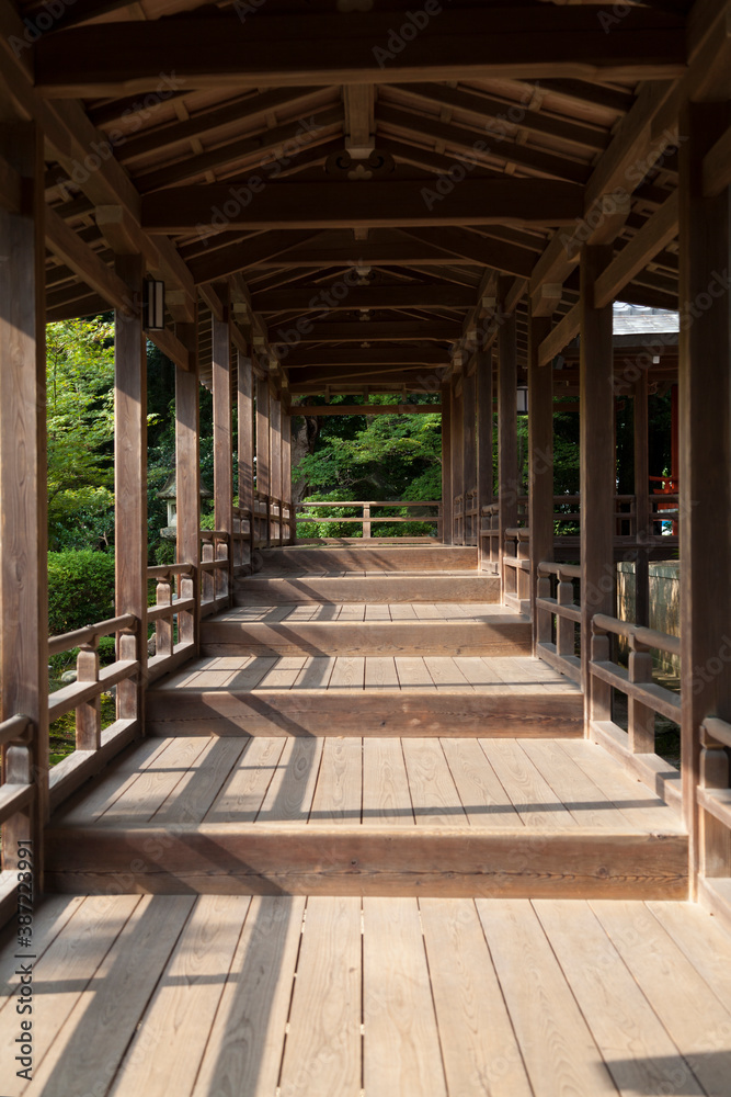 大覚寺の回廊