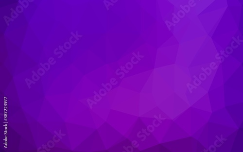 Light Purple vector abstract mosaic backdrop.