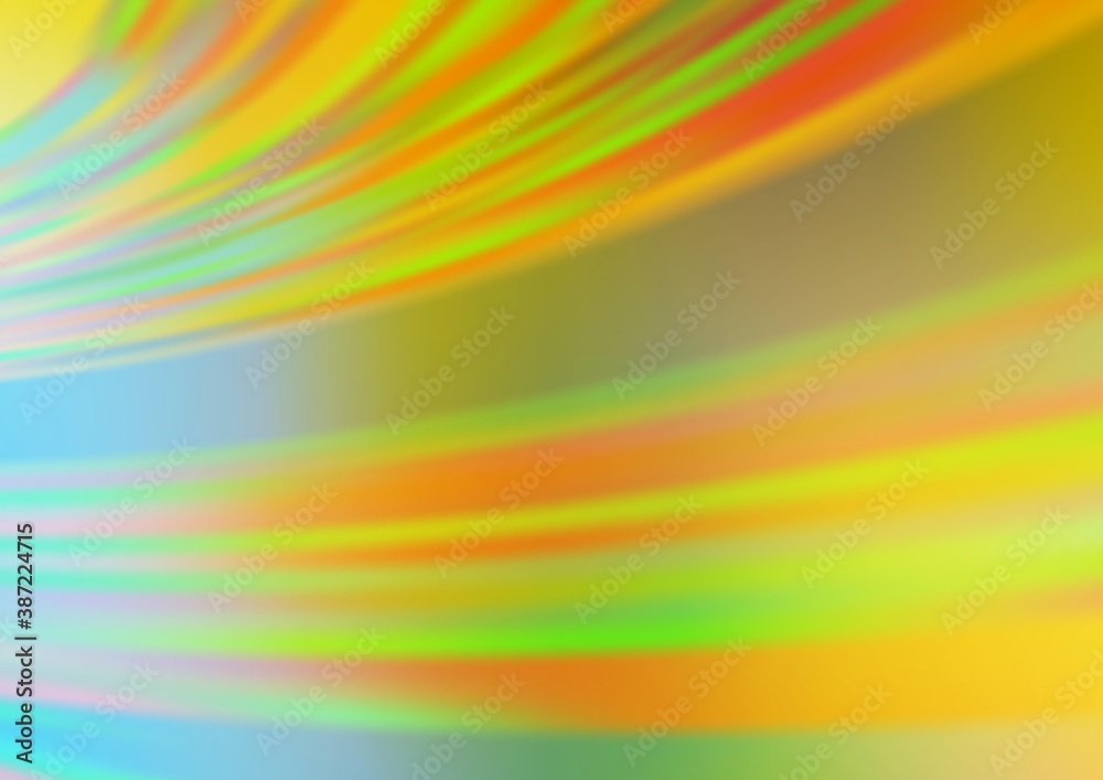 Obraz premium Light Green, Yellow vector abstract background.