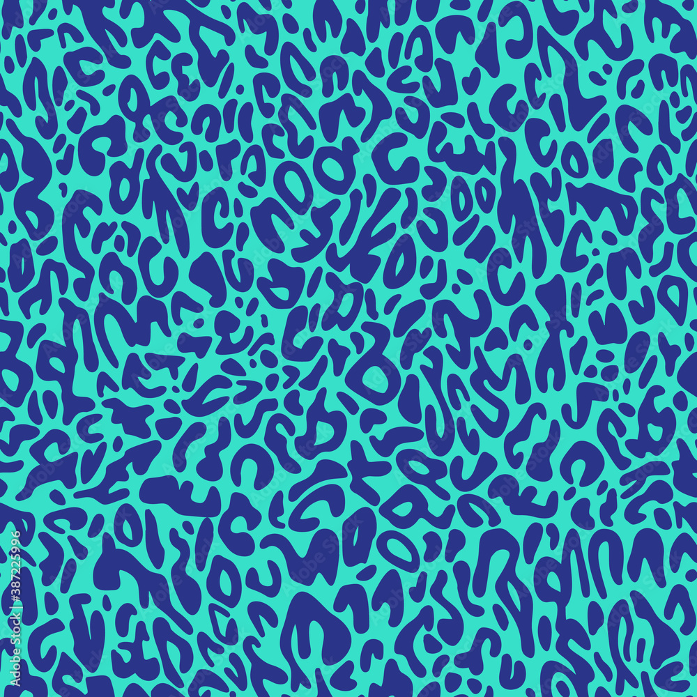 Leopard print design. African animal skin print fur texture background. Vector seamless pattern. Leopard print design. African animal skin print fur texture background. Vector seamless pattern.