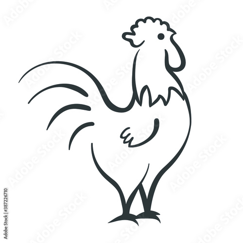 drawing  cartoon  line  cock  food  nature  rooster  poultry  vector  design  agriculture  isolated  chicken  animal  farm  illustration  meat  icon  silhouette  bird  domestic  sign  cockerel  white 