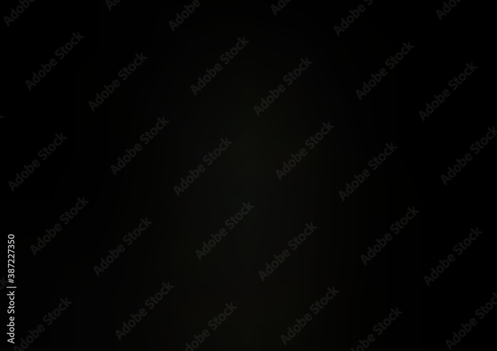 Dark Black vector blurred background.
