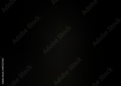Dark Black vector blurred background.