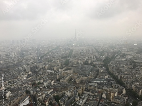 aerial view from eiffel tower