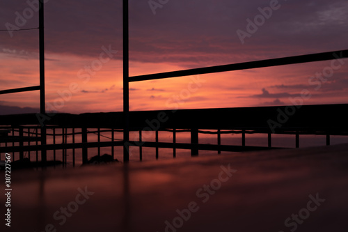 sunrise view from the gazebo © fibeelf