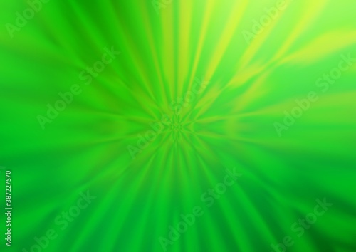 Light Green vector modern bokeh pattern.