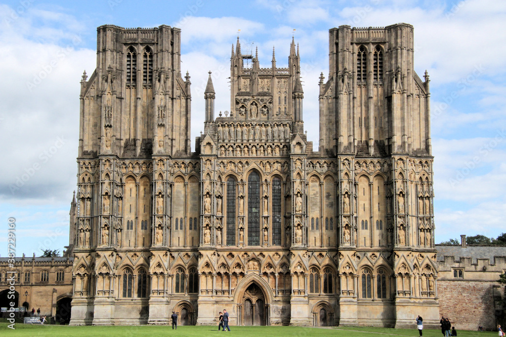 A view of Wells Cathedral in Somerset