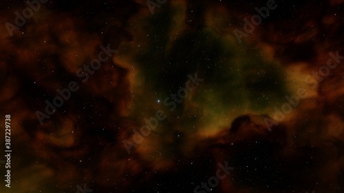 nebula, unusual bright nebula, space background, space gas, space fantasy, space background of a beautiful galaxy and nebulae 3D render