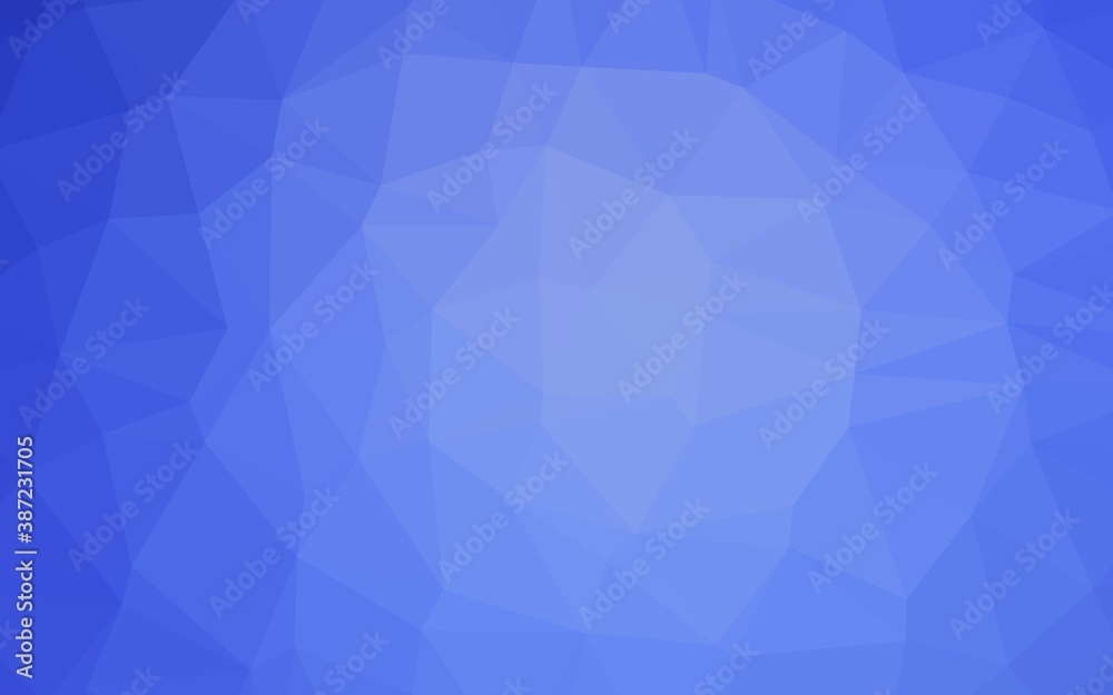Obraz premium Light BLUE vector abstract polygonal layout.
