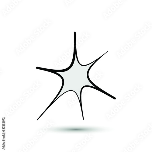 Vector wham boom icon. Explosion symbol. For design, web site design, logo, app, UI.