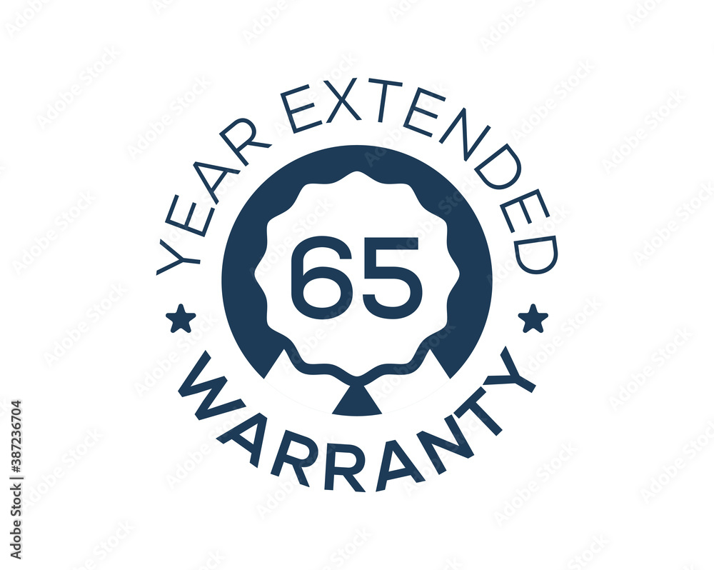 65 Years Warranty images, 65 Year Extended Warranty logos 65 Years Warranty images, 65 Year Extended Warranty logos